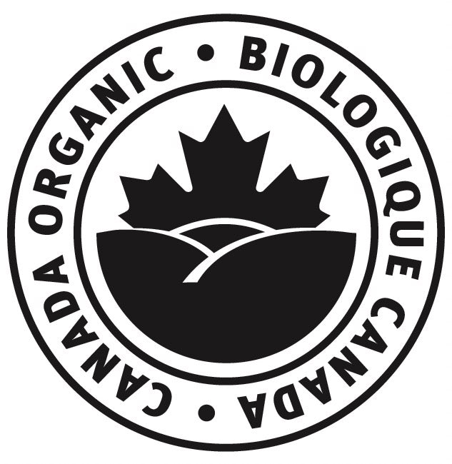 Canada Organic Logo in Black and White